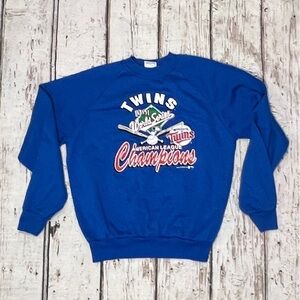 Minnesota Twins 1991 World Series Champions Sweatshirt Boys Kids Pullover